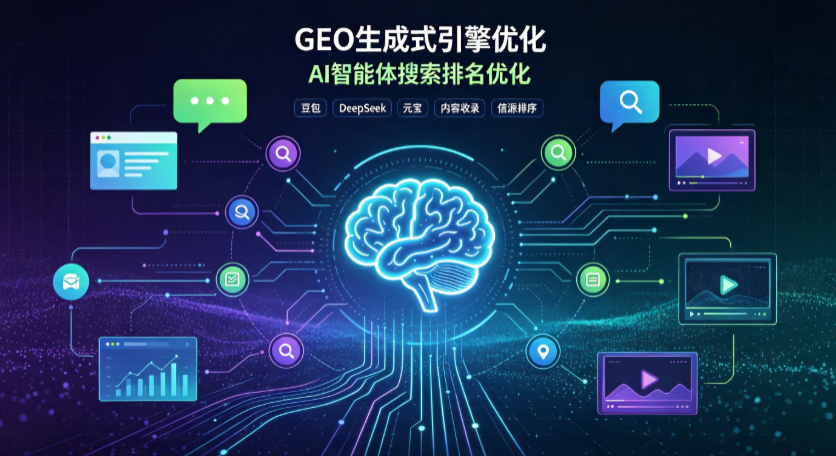 龙泉驿区GEO 浪潮来袭：生成式引擎优化崛起，创作者争抢豆包、DeepSeek、元宝智能体流量入口